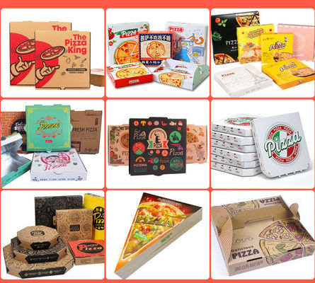 Material de pulpa de paja de pulpa paquete personalizado de comida rápida para perrito caliente pollo frito francés y pizza