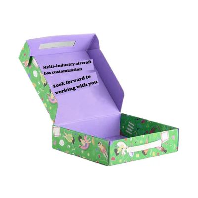 Caja ciega de cartón ondulado de barnizado para bolsas de papel Kraft de Boxycharm