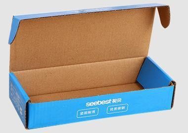 Caja ciega de cartón ondulado de barnizado para bolsas de papel Kraft de Boxycharm