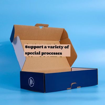 Caja ciega de cartón ondulado de barnizado para bolsas de papel Kraft de Boxycharm