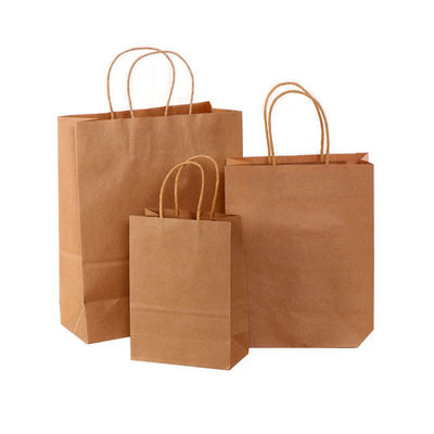 Flexiloop mango logotipo personalizado aceptado bolsas de papel Kraft para compras de regalo boutique