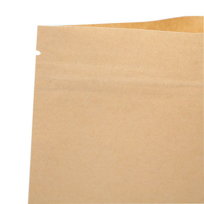 Bolsa de ventana de papel kraft a prueba de fugas y humedad para envases de alimentos