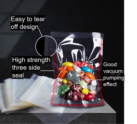 Bolsa de vacío laminada de nylon transparente de sellado térmico de coextrusión