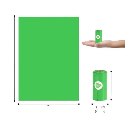 Unidad de rollo para mascotas, perros y gatos de plástico POP biodegradable para materiales ecológicos y sanitarios