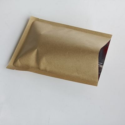 0.14MM de espesor Bolsa de papel Kraft ecológica con papel de aluminio y impresión en gravura