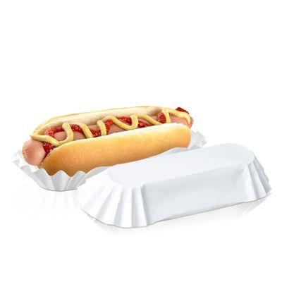 Embalaje desechable para alimentos de 6' Sandwiches blancos, hamburguesas y más en una caja aséptica