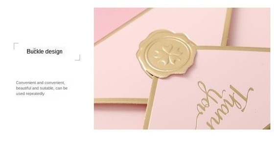 Envase de chocolate en forma de libro de colores plegable en forma de bombón regalo para caja de chocolate