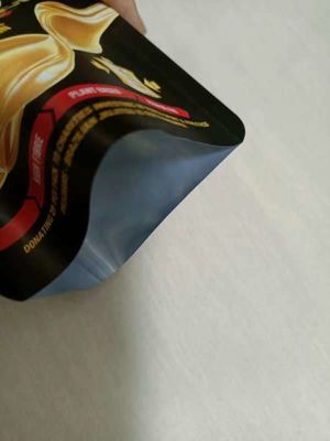Bolsa de salida de PE con certificación ASTM CPE PET VA para embalajes de bebidas calientes y mantequilla de maní