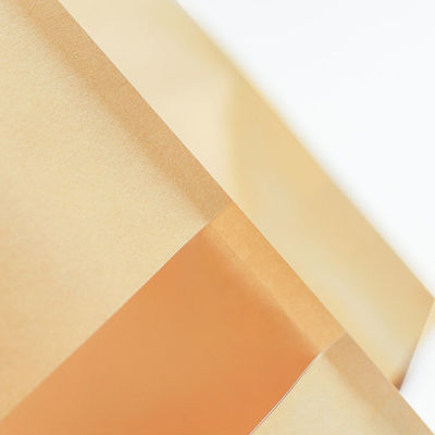 Bolsa de papel Kraft marrón con cierre de cremallera para fácil manejo y almacenamiento