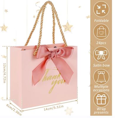 Embalaje de ropa Bolsa de compras con mango de cinta y logotipo personalizado