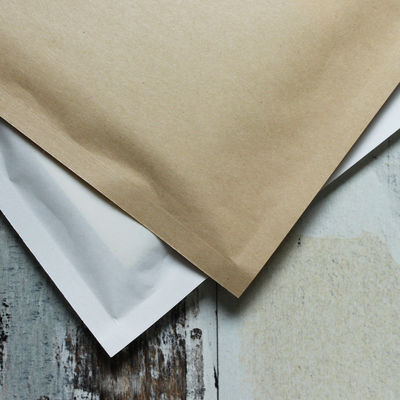 Organismos compostables Envases biodegradables Bolsas de vacío de papel Kraft de PLA
