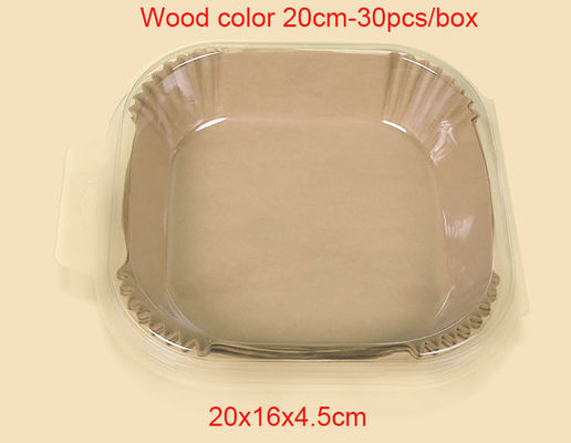 Papel de placa de prueba de silicona de recubrimiento de un solo lado para freidora de aire resistente al calor y a la grasa