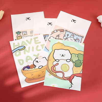 Bolsa de papel de regalo de mano Impresión de dibujos animados a color personalizada Diseño de animales para llegadas 2023