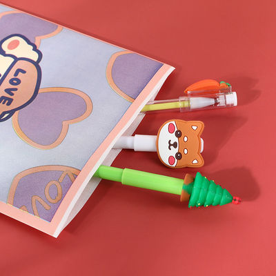 Bolsa de papel de regalo de mano Impresión de dibujos animados a color personalizada Diseño de animales para llegadas 2023