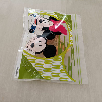 Bolsa de cerradura con doble cremallera duradera en bolsas de almacenamiento de frutas de plástico con cremallera de sándwich