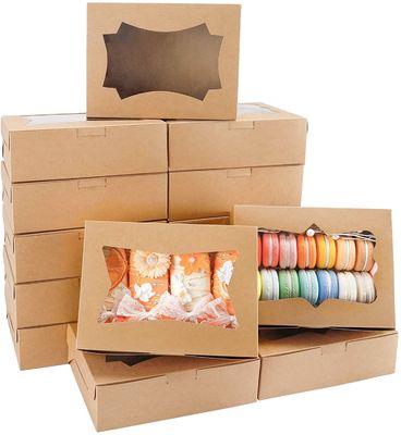Cajas de galletas Panadería Pastelería Muffins Postre Fiesta Cajas favoritas Cupcakes con ventana