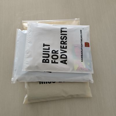 Impresión en grabado Bolsa de plástico con cremallera para embalaje de prendas de vestir Logotipo personalizado e impermeable