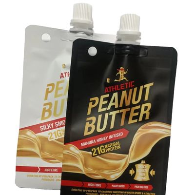 Seguridad garantizada Bolsa con boquilla transparente PET/VMPET/PE personalizada para almacenamiento de jugo superior