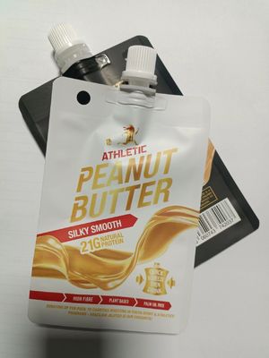 Seguridad garantizada Bolsa con boquilla transparente PET/VMPET/PE personalizada para almacenamiento de jugo superior
