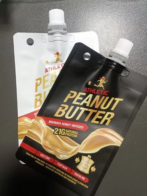 Seguridad garantizada Bolsa con boquilla transparente PET/VMPET/PE personalizada para almacenamiento de jugo superior