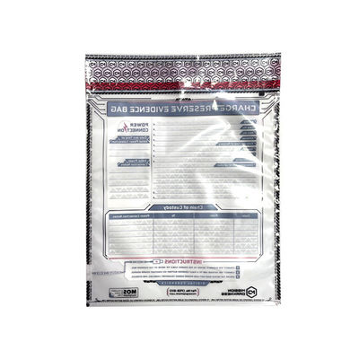 Bolso de seguridad manipuladora evidencia de dinero bolso cinta de seguridad evidencia de efectivo personalizado PE plástico alta S