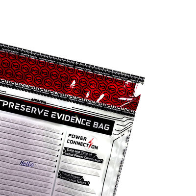 Bolso de seguridad manipuladora evidencia de dinero bolso cinta de seguridad evidencia de efectivo personalizado PE plástico alta S