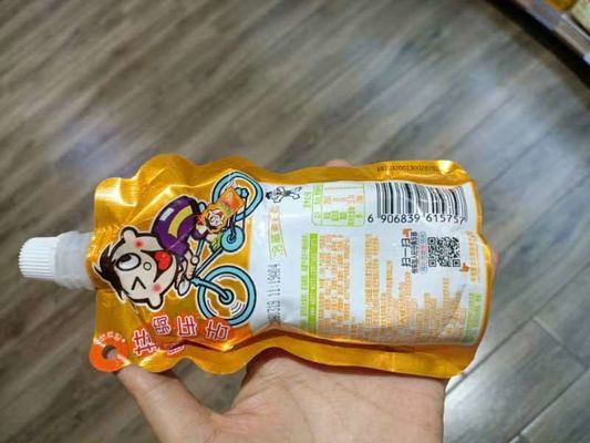 MH-YX0002 Bolso de bebida de diseño personalizado con embalaje de chorro para bebidas carbonatadas