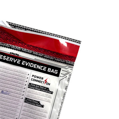 Bolso de dinero de prueba de color personalizado para la seguridad de falsificación prueba de bolsa de banco y colectio