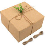 Casamiento de Navidad Impresión personalizada Envasado de regalos Contenedor de papel Cajas de golosinas con tapas