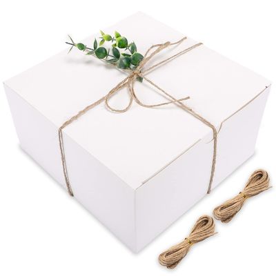 Casamiento de Navidad Impresión personalizada Envasado de regalos Contenedor de papel Cajas de golosinas con tapas