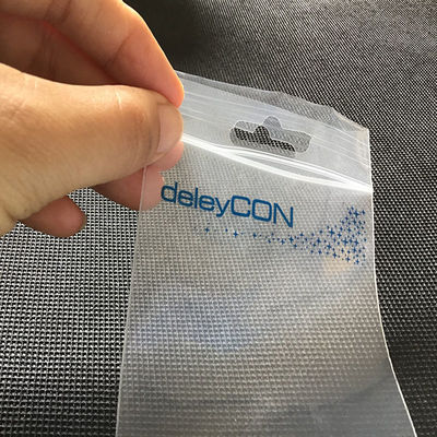 Material LDPE Joyería personalizada Bolsa pequeña reutilizable con cerradura con certificación SGS65