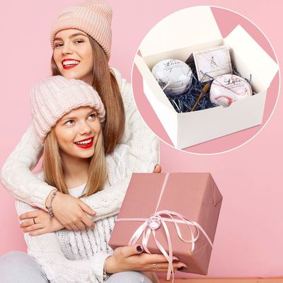 Casamiento de Navidad Impresión personalizada Envasado de regalos Contenedor de papel Cajas de golosinas con tapas