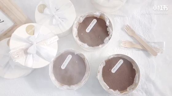 Caja de pasteles sin recubrimiento de 12,5 cm de diámetro redondo 5,5 cm de altura perfecta para necesidades de horneado personalizadas