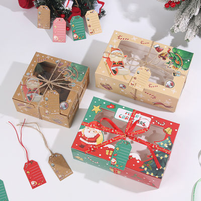 Pastelería personalizada galletas de postres cajas de pasteles con ventana