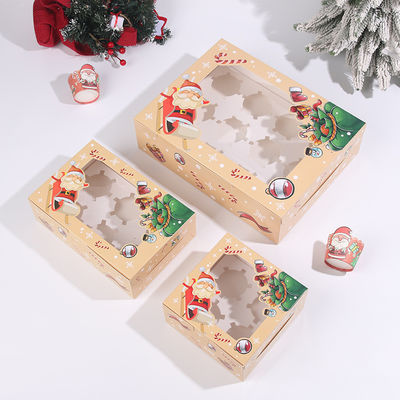 Pastelería personalizada galletas de postres cajas de pasteles con ventana