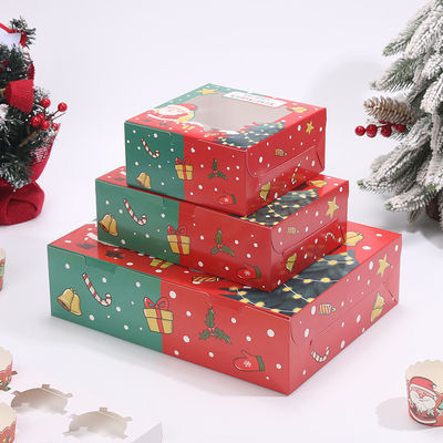 Pastelería personalizada galletas de postres cajas de pasteles con ventana