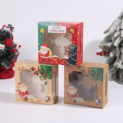 Pastelería personalizada galletas de postres cajas de pasteles con ventana