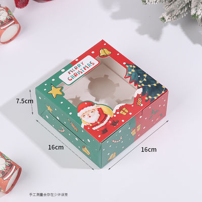 Pastelería personalizada galletas de postres cajas de pasteles con ventana