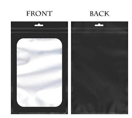 Bolsas de plástico laminadas bolsas de plástico re-cerrables para cosméticos