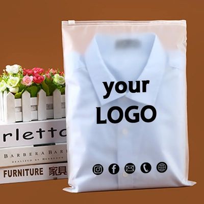 Impresión a medida, respetuosa con el medio ambiente, embalaje de plástico transparente, bolsa de cremallera de PE congelada