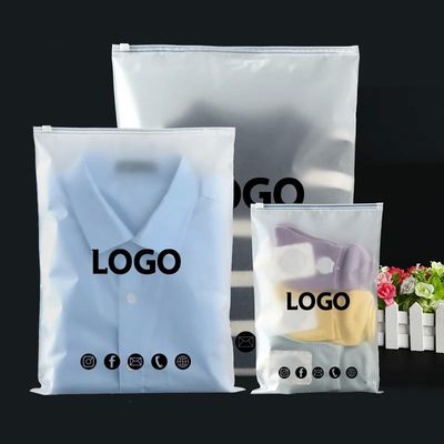 Impresión a medida, respetuosa con el medio ambiente, embalaje de plástico transparente, bolsa de cremallera de PE congelada