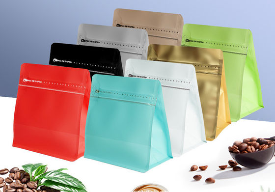 Producto impreso a medida puro LDPE Bolsas de embalaje de granos de café para otros alimentos Bolsas de té Nueces