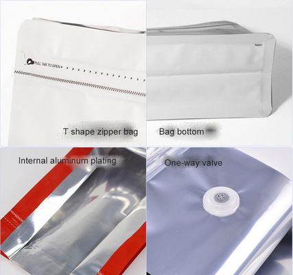 Producto impreso a medida puro LDPE Bolsas de embalaje de granos de café para otros alimentos Bolsas de té Nueces