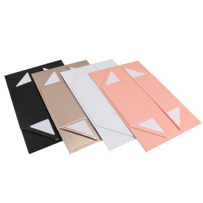 Flap Custom Matte Negro de lujo plegable de papel duro de cierre magnético caja de regalo para regalos