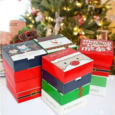 Decoración de Navidad Cajas de embalaje de regalo de dulces de chocolate ideales para sus regalos navideños