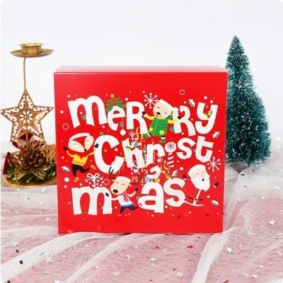 Decoración de Navidad Cajas de embalaje de regalo de dulces de chocolate ideales para sus regalos navideños