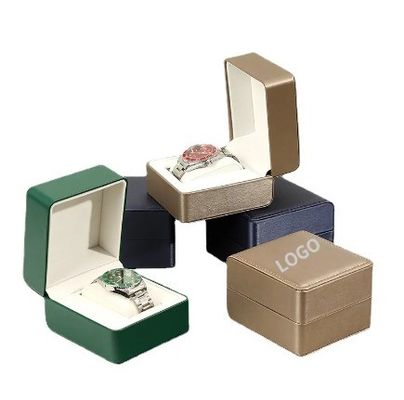 Logotipo personalizado de cartón caja de relojes vacía para joyería caja de paquetes embalaje de papel