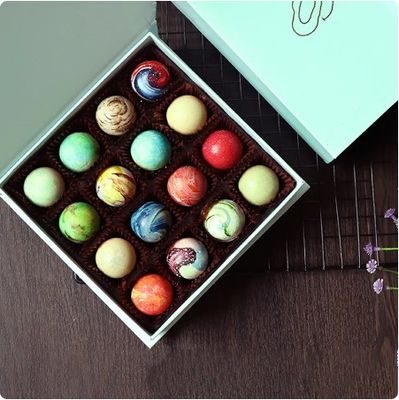 Personaliza Valentines Dulces Caramelos Envases de cajas pequeñas de chocolate con cierre magnético